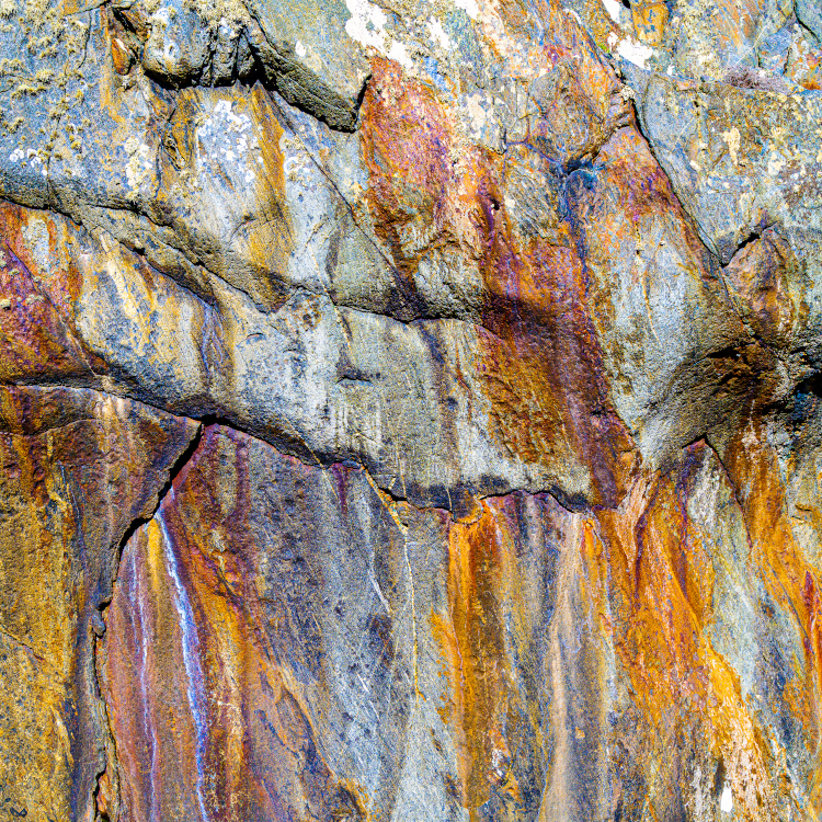 Iron-bearing rock in the Isle of Islay
